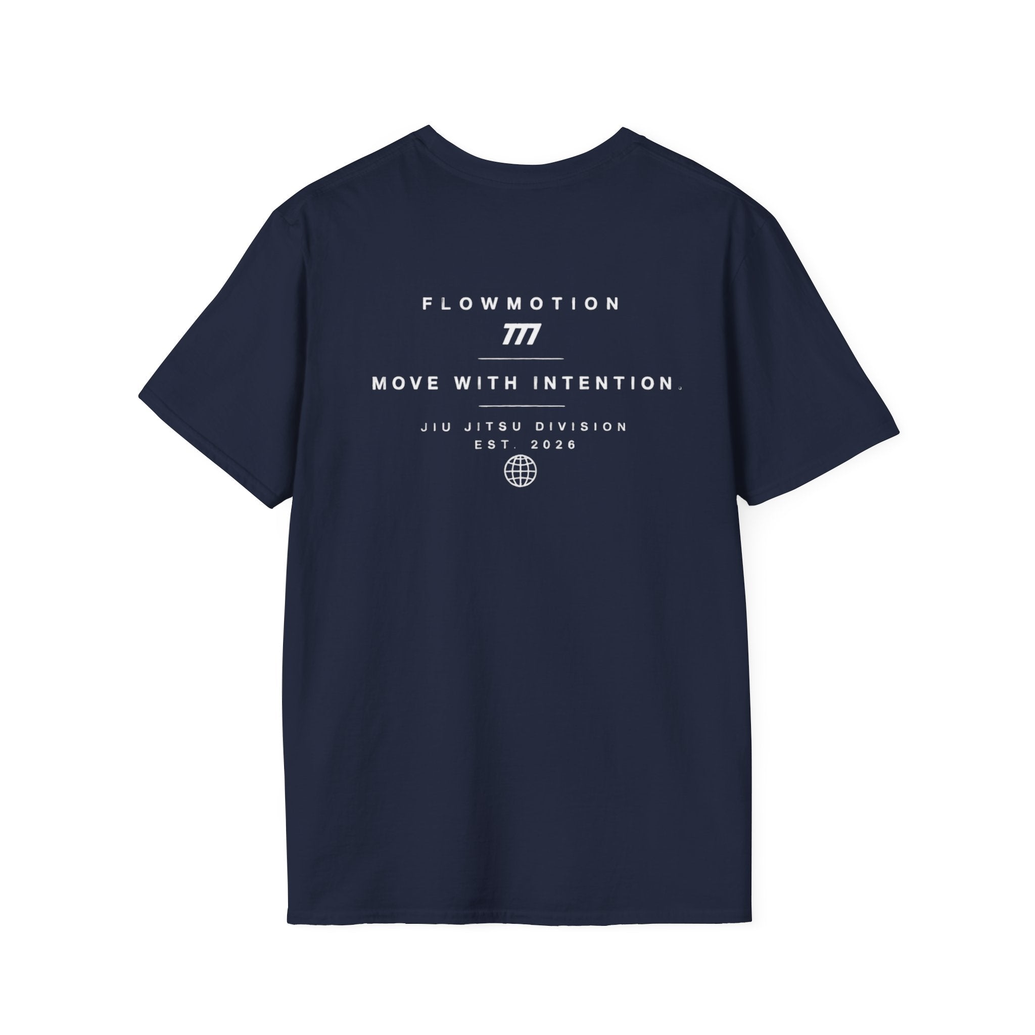 Jiu-Jitsu Flowmotion T-Shirt — Martial Arts Tee with Brazil, Japan & USA Flags