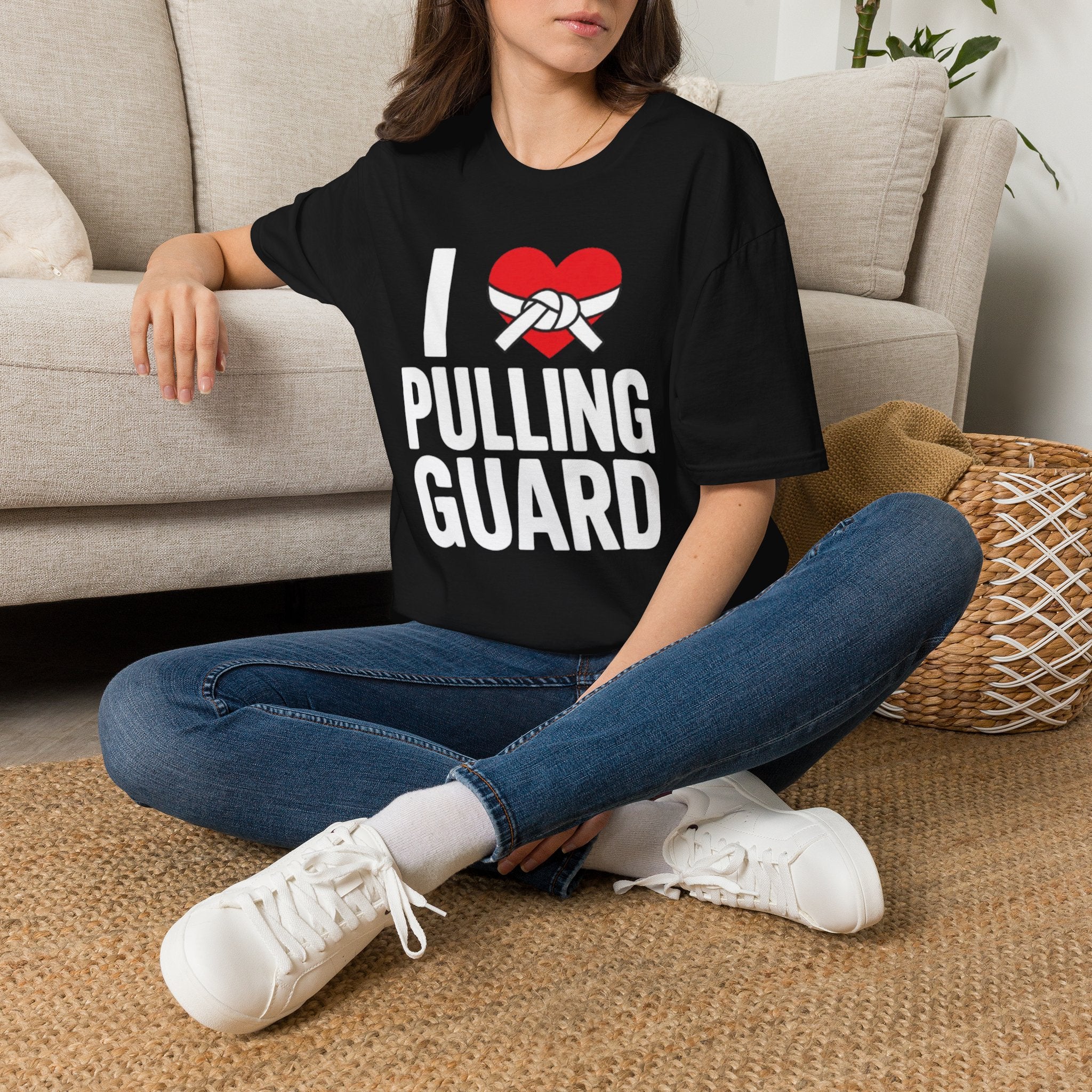 I Love Pulling Guard T-Shirt — Rugby/Football Hooker Lover Tee