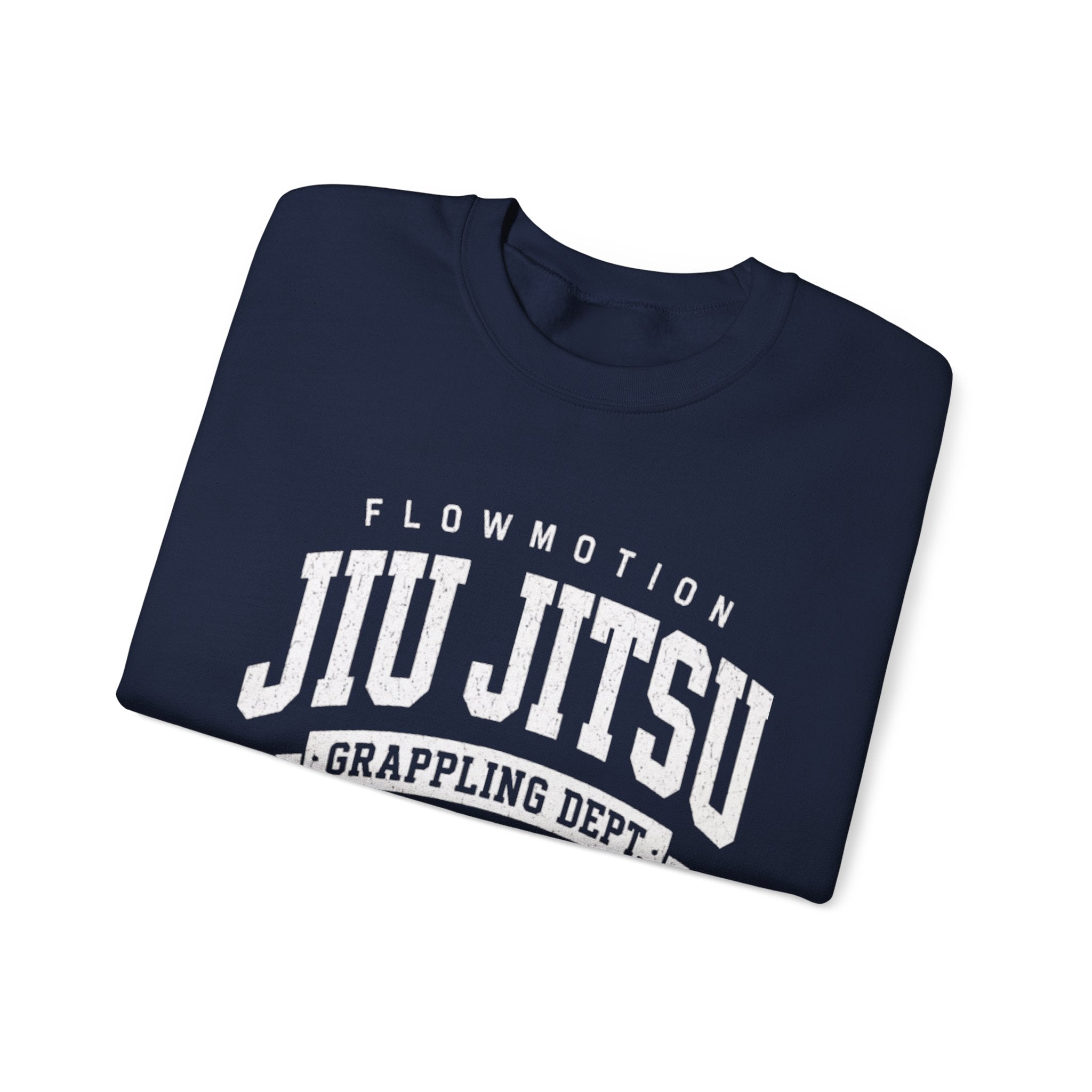 Jiu Jitsu Crewneck Sweatshirt — "Move With Intention" Grappling Crew