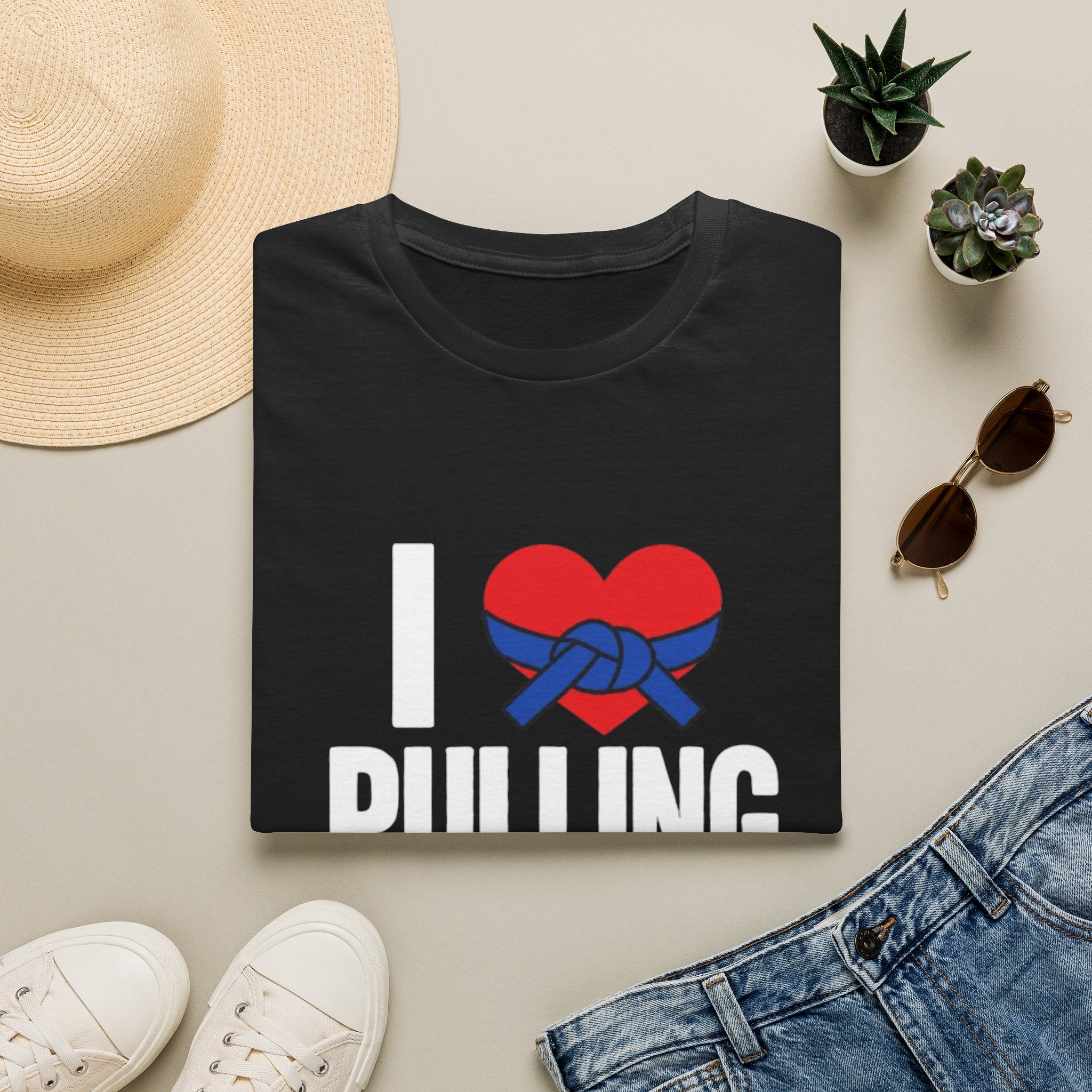 I Love Pulling Guard T‑Shirt — Jiu‑Jitsu BJJ Grappling Tee