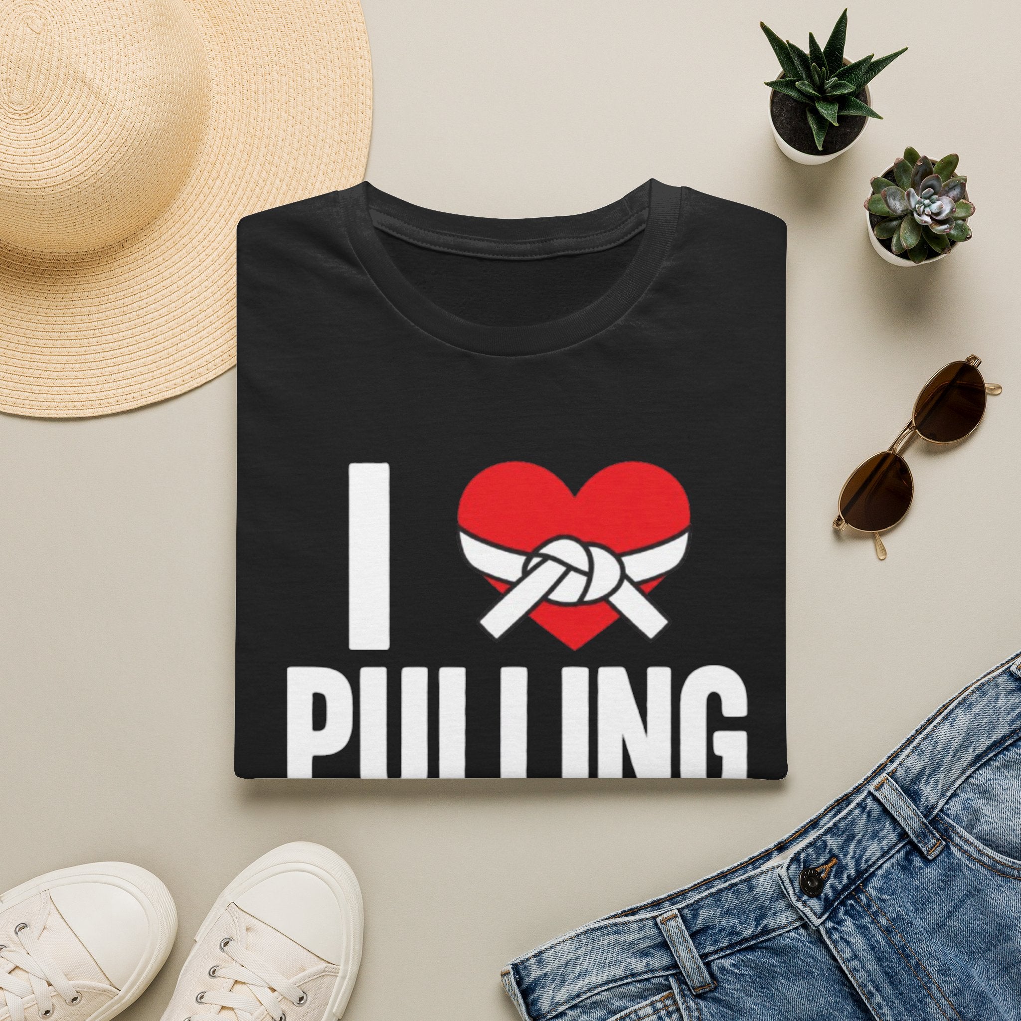 I Love Pulling Guard T-Shirt — Rugby/Football Hooker Lover Tee