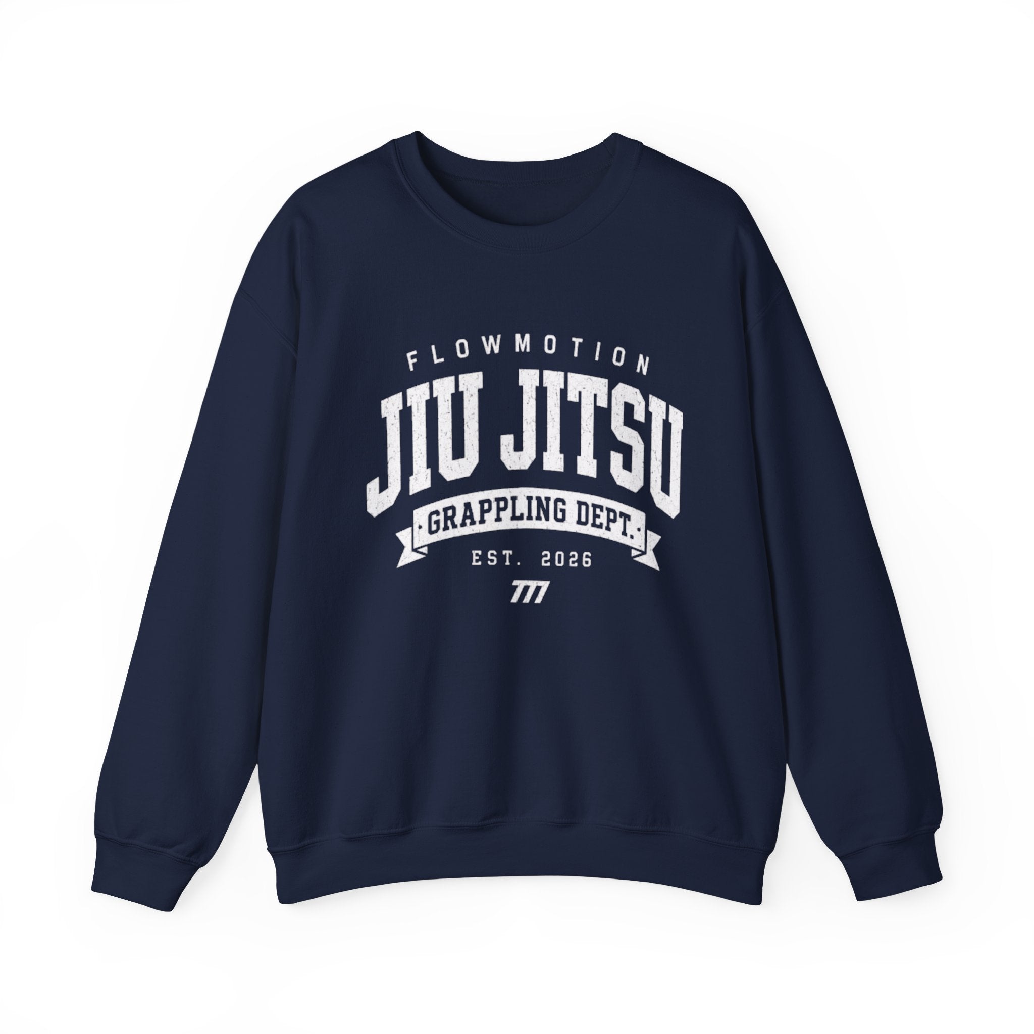 Jiu Jitsu Crewneck Sweatshirt — "Move With Intention" Grappling Crew